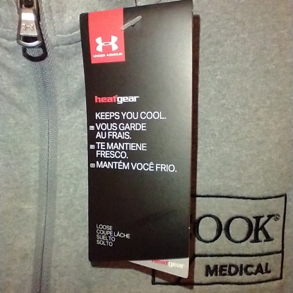 NWT Under Armour Loose Heatgear Quarter Zip Pullover Men's sz XXL Cook Medical - Picture 5 of 9